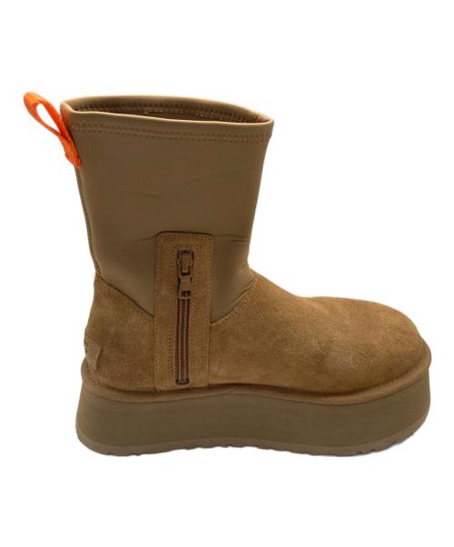 UGG（アグ）UGG (アグ) クラシックディッパーサイドジップブーツ ベージュ サイズ:25の古着・服飾アイテム