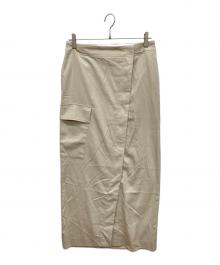 L'appartement（アパルトモン）の古着「Dry Tropical Cargo Skirt　ドライトロピカルカーゴスカート」｜ベージュ