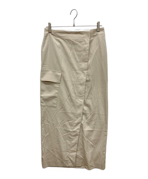 L'appartement（アパルトモン）L'appartement (アパルトモン) Dry Tropical Cargo Skirt　ドライトロピカルカーゴスカート ベージュ サイズ:36の古着・服飾アイテム