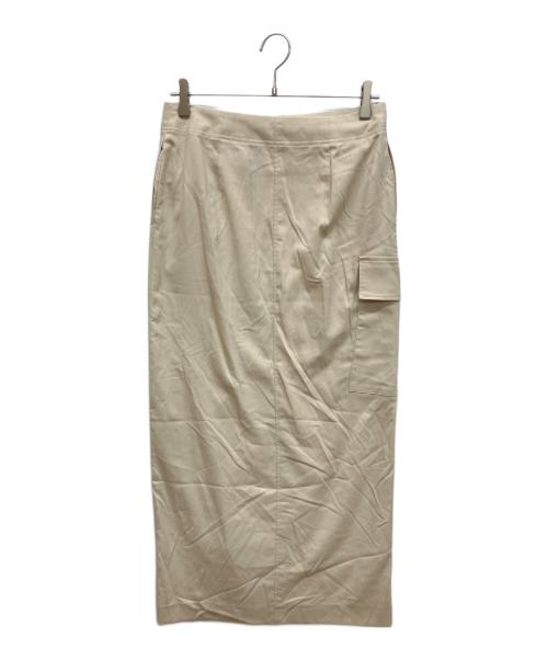 L'appartement（アパルトモン）L'appartement (アパルトモン) Dry Tropical Cargo Skirt　ドライトロピカルカーゴスカート ベージュ サイズ:36の古着・服飾アイテム
