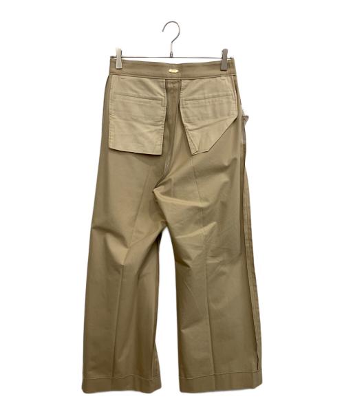 MUSE de Deuxieme Classe（ミューズ ドゥーズィエム クラス）MUSE de Deuxieme Classe (ミューズ ドゥーズィエム クラス) TUCK CHINO ワイドパンツ ベージュ サイズ:SIZE 38の古着・服飾アイテム