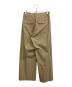 MUSE de Deuxieme Classe (ミューズ ドゥーズィエム クラス) TUCK CHINO ワイドパンツ ベージュ サイズ:SIZE 38：6000円