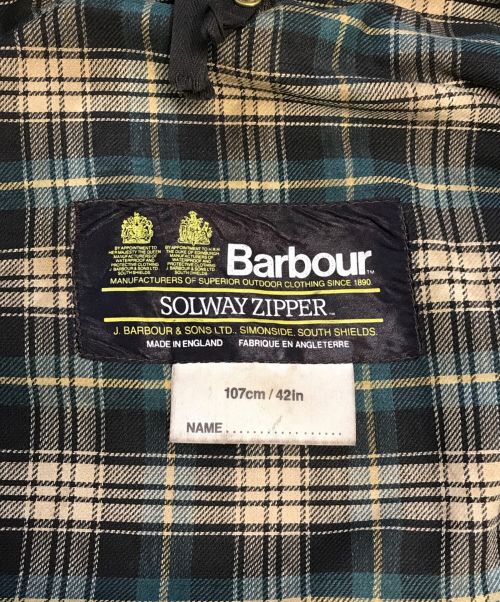 Barbour（バブアー）Barbour (バブアー) SOLWAY ZIPPER オイルドコート カーキ サイズ:42の古着・服飾アイテム