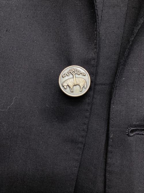 BROOKS BROTHERS（ブルックスブラザーズ）BROOKS BROTHERS (ブルックスブラザーズ) ミラクルクリンプウール 段返り3釦ブレザー ブラック サイズ:40SHTの古着・服飾アイテム