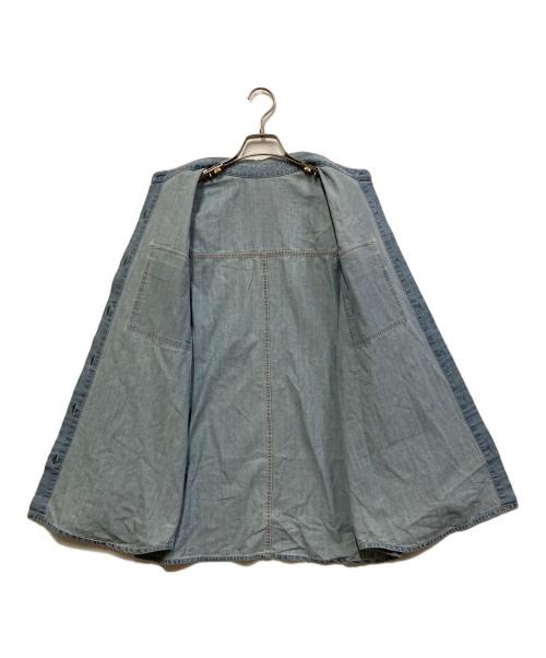 Loungedress（ラウンジドレス）Loungedress (ラウンジドレス) ペイントデニムシャツ ブルー サイズ:FREEの古着・服飾アイテム