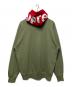 SUPREME (シュプリーム) Contrast Hooded Sweatshirt オリーブ サイズ:XL：13000円
