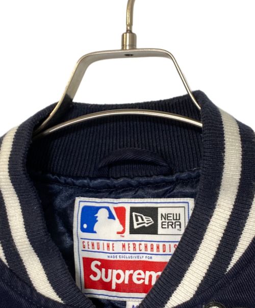 SUPREME（シュプリーム）SUPREME (シュプリーム) New Era (ニューエラ) MLB (エムエルビー) MLB Varsity Jacket ネイビー サイズ:Mの古着・服飾アイテム