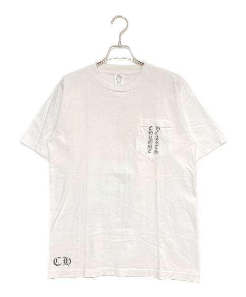 CHROME HEARTS（クロムハーツ）CHROME HEARTS (クロムハーツ) RS CROSS S/S TEE ホワイト サイズ:Mの古着・服飾アイテム