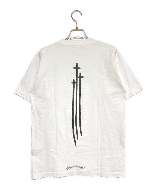 CHROME HEARTS（クロムハーツ）CHROME HEARTS (クロムハーツ) RS CROSS S/S TEE ホワイト サイズ:Mの古着・服飾アイテム