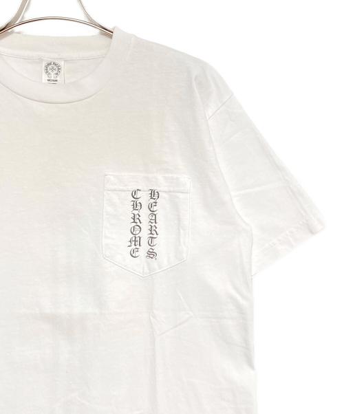 CHROME HEARTS（クロムハーツ）CHROME HEARTS (クロムハーツ) RS CROSS S/S TEE ホワイト サイズ:Mの古着・服飾アイテム