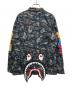 A BATHING APE (ア ベイシング エイプ) SPACE CAMO SHARK M-65 ブラック サイズ:S：16000円