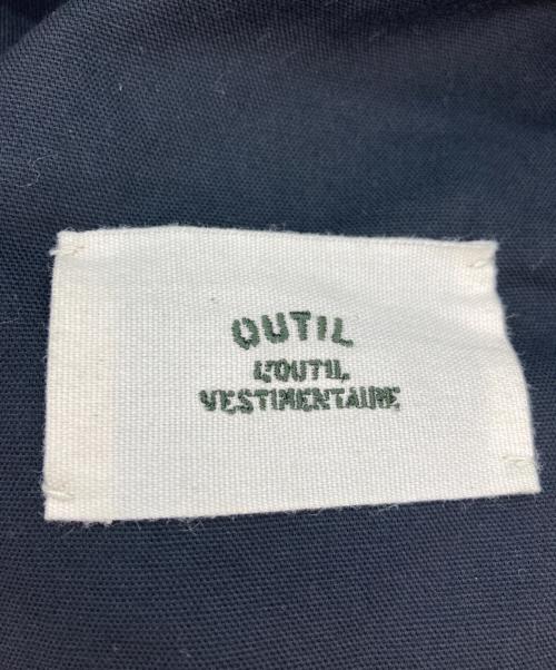 OUTIL（ウティ）OUTIL (ウティ) L'ECHOPPE (レショップ) 別注ブラックインディゴリネンM47カーゴパンツ グリーン サイズ:23 未使用品の古着・服飾アイテム