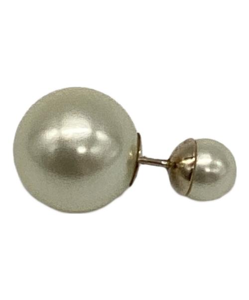 Christian Dior（クリスチャン ディオール）Christian Dior (クリスチャン ディオール) トライバル ダブルフェイクパール ピアスの古着・服飾アイテム