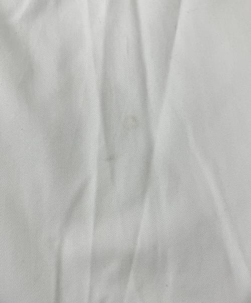 CABAN（キャバン）CABaN (キャバン) コットンツイル ワイドタックパンツ ホワイト サイズ:XSの古着・服飾アイテム