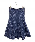COMME des GARCONS COMME des GARCONSコムデギャルソン コムデギャルソン）の古着「ドットスカート」｜ブルー