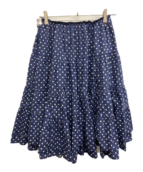 COMME des GARCONS COMME des GARCONS（コムデギャルソン コムデギャルソン）COMME des GARCONS COMME des GARCONS (コムデギャルソン コムデギャルソン) ドットスカート ブルー サイズ:Sの古着・服飾アイテム