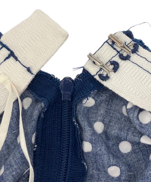 COMME des GARCONS COMME des GARCONS（コムデギャルソン コムデギャルソン）COMME des GARCONS COMME des GARCONS (コムデギャルソン コムデギャルソン) ドットスカート ブルー サイズ:Sの古着・服飾アイテム