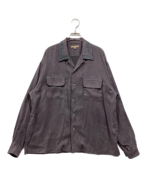 FILL THE BILL（フィルザビル）FILL THE BILL (フィルザビル) 開襟シャツ グレー サイズ:2の古着・服飾アイテム