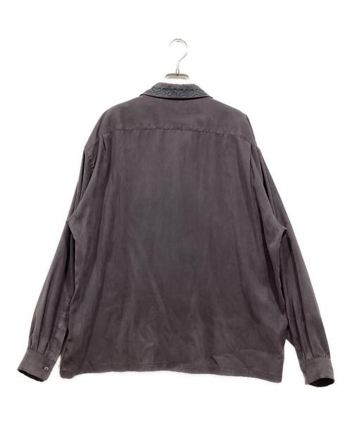 FILL THE BILL（フィルザビル）FILL THE BILL (フィルザビル) 開襟シャツ グレー サイズ:2の古着・服飾アイテム