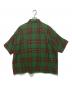 H BEAUTY&YOUTH (エイチ ビューティー&ユース) COTTON CASHMERE BIG CHECK SHORT SLEEVE SHIRT グリーン サイズ:UK36：12000円