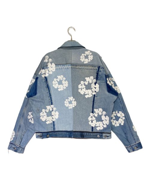 READYMADE（レディメイド）READYMADE (レディメイド) Denim Tears (デニムティアーズ) CTN WREATH TRK JKT ブルー サイズ:2の古着・服飾アイテム