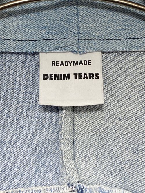 READYMADE（レディメイド）READYMADE (レディメイド) Denim Tears (デニムティアーズ) CTN WREATH TRK JKT ブルー サイズ:2の古着・服飾アイテム