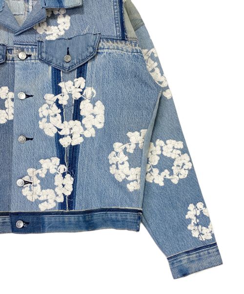 READYMADE（レディメイド）READYMADE (レディメイド) Denim Tears (デニムティアーズ) CTN WREATH TRK JKT ブルー サイズ:2の古着・服飾アイテム