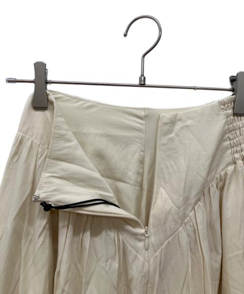 HER LIP TO（ハーリップトゥ）HER LIP TO (ハーリップトゥ) High-Waist Tiered Long Skirt ベージュ サイズ:Ｓの古着・服飾アイテム