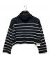 HER LIP TO（ハーリップトゥ）の古着「Striped Turtleneck Knit Pullover」｜ブラック