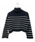 HER LIP TO (ハーリップトゥ) Striped Turtleneck Knit Pullover ブラック サイズ:free：6000円