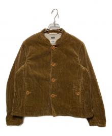nanamica（ナナミカ）の古着「Corduroy Band Collar Jacket」｜ブラウン