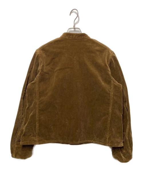 nanamica（ナナミカ）nanamica (ナナミカ) Corduroy Band Collar Jacket ブラウン サイズ:WSの古着・服飾アイテム