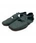 HEREU（ヘリュー）の古着「Serra woven-leather sandals」｜グリーン