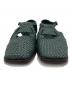HEREU (ヘリュー) Serra woven-leather sandals グリーン サイズ:37：20000円