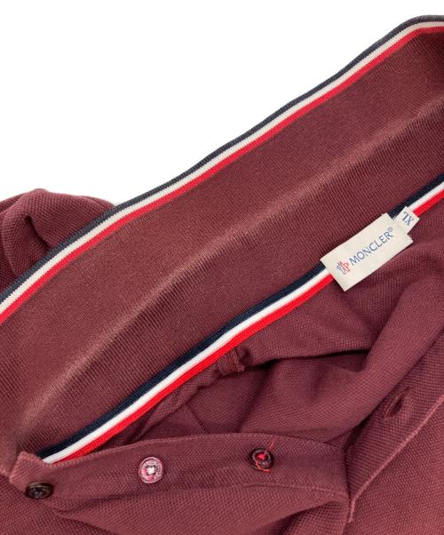 MONCLER（モンクレール）MONCLER (モンクレール) MAGLIA POLO MANICA CORTA レッド サイズ:XLの古着・服飾アイテム
