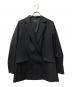 INDIVI（インディヴィ）の古着「ダブルテーラードジャケット」｜ブラック