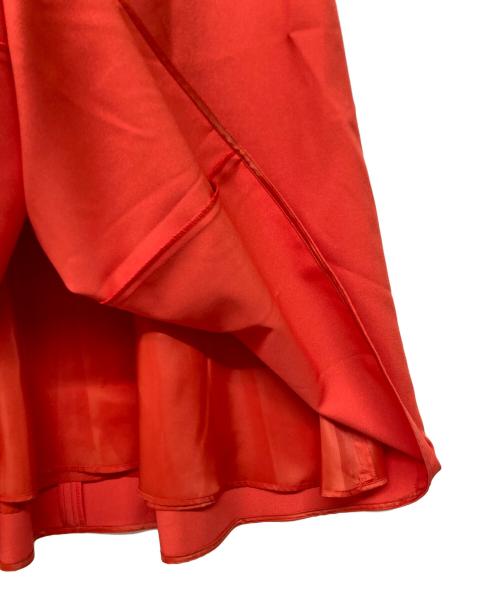 ANAYI（アナイ）ANAYI (アナイ) ソフトオックスベルトデザイン スカート レッド サイズ:36の古着・服飾アイテム