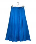 ANAYIアナイ）の古着「ハンマーサテンマチスカート」｜ブルー