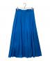 ANAYI (アナイ) ハンマーサテンマチスカート ブルー サイズ:36：5000円