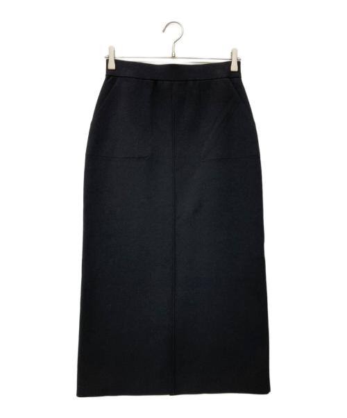 ANAYI（アナイ）ANAYI (アナイ) ミラノリブタイトスカート ブラック サイズ:38の古着・服飾アイテム