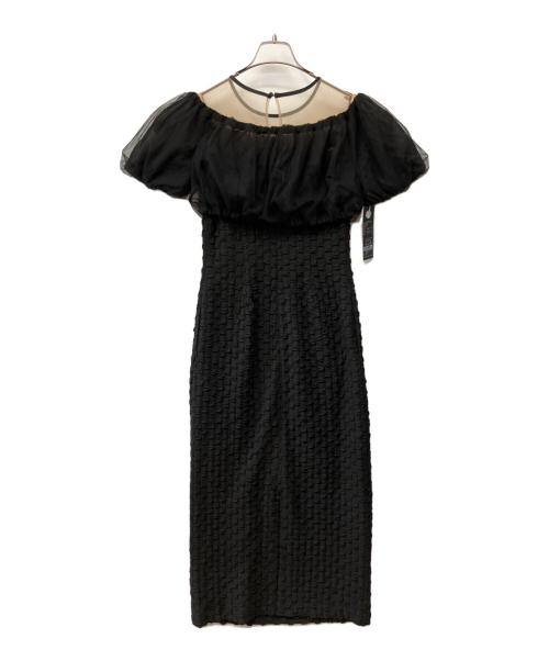 LAGUNA MOON（ラグナムーン）LAGUNA MOON (ラグナムーン) LADYシアーボレロレイヤードワンピース ブラック サイズ:M　　の古着・服飾アイテム