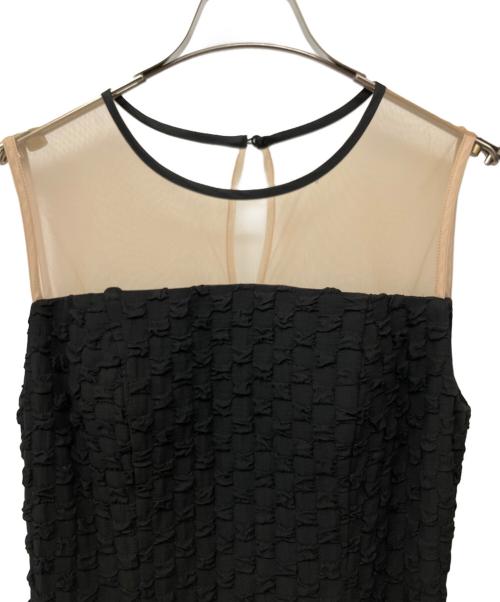 LAGUNA MOON（ラグナムーン）LAGUNA MOON (ラグナムーン) LADYシアーボレロレイヤードワンピース ブラック サイズ:M　　の古着・服飾アイテム