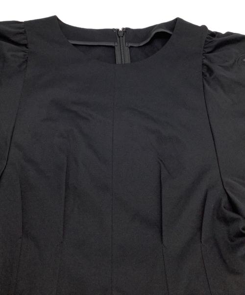 ANAYI（アナイ）ANAYI (アナイ) モクロディ刺繍袖ワンピース ブラック サイズ:38の古着・服飾アイテム