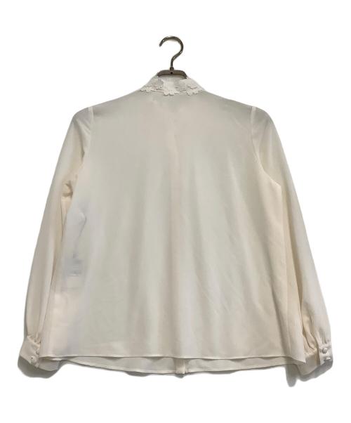 ANAYI（アナイ）ANAYI (アナイ) ジョーゼットフラワーレース ブラウス ホワイト サイズ:38 未使用品の古着・服飾アイテム