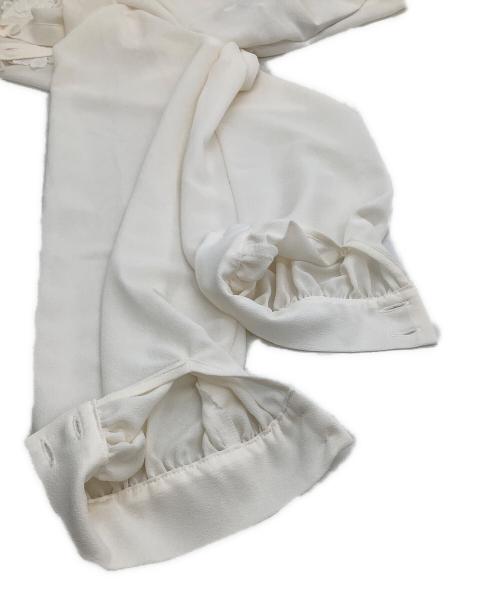 ANAYI（アナイ）ANAYI (アナイ) ジョーゼットフラワーレース ブラウス ホワイト サイズ:38 未使用品の古着・服飾アイテム