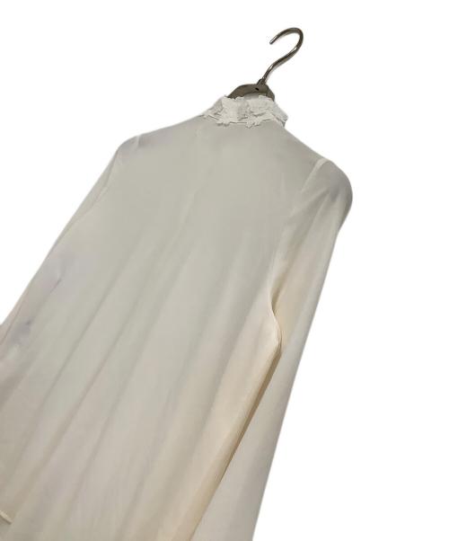 ANAYI（アナイ）ANAYI (アナイ) ジョーゼットフラワーレース ブラウス ホワイト サイズ:38 未使用品の古着・服飾アイテム