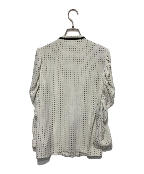 ANAYI（アナイ）ANAYI (アナイ) ピンドットプリントボウタイブラウス アイボリー サイズ:38の古着・服飾アイテム