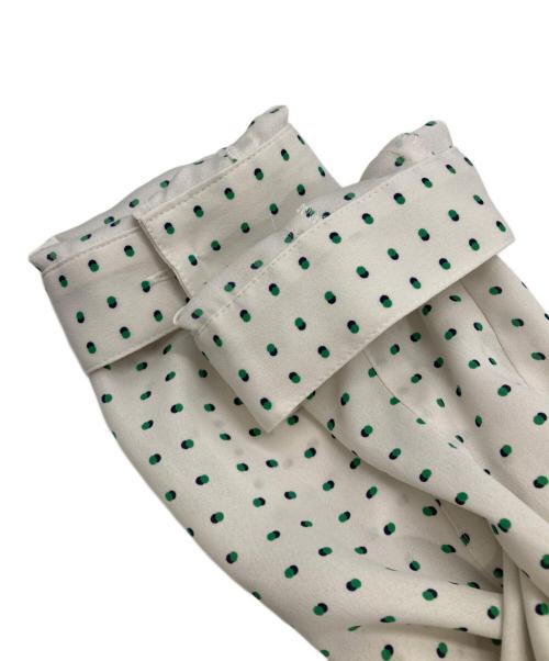 ANAYI（アナイ）ANAYI (アナイ) ピンドットプリントボウタイブラウス アイボリー サイズ:38の古着・服飾アイテム