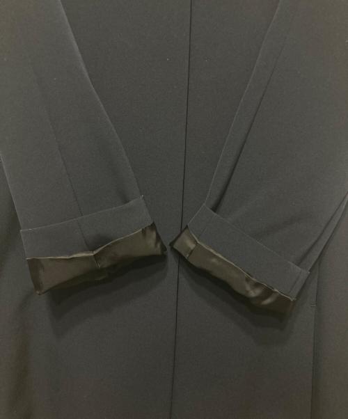 ANAYI（アナイ）ANAYI (アナイ) コンパクトストレッチノーカラーコート ネイビー サイズ:38の古着・服飾アイテム