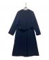 ANAYI (アナイ) コンパクトストレッチノーカラーコート ネイビー サイズ:38：30000円